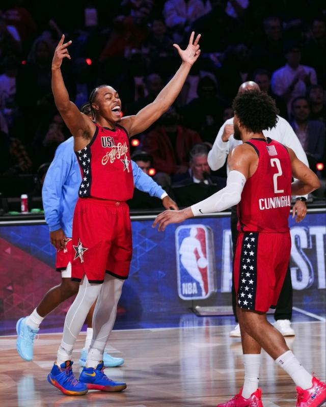 九游唯一入口-全明星改版成功！美国小将笑到最后，文班很郁闷！